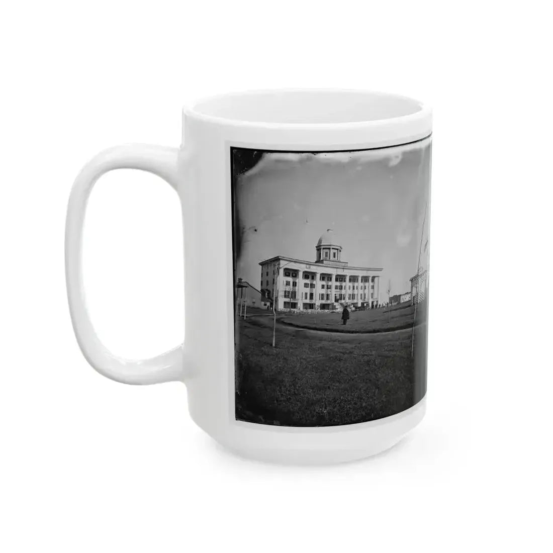 Hampton, Va. Chesapeake Hospital And Grounds (U.S. Civil War) White Coffee Mug - Go Mug Yourself