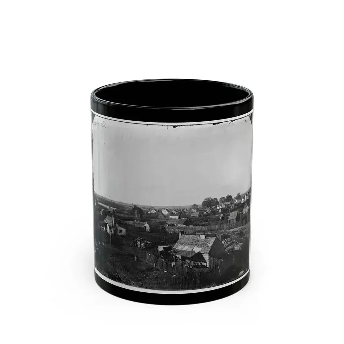 Hampton, Va. View Of The Town (U.S. Civil War) Black Coffee Mug 11oz - Go Mug Yourself
