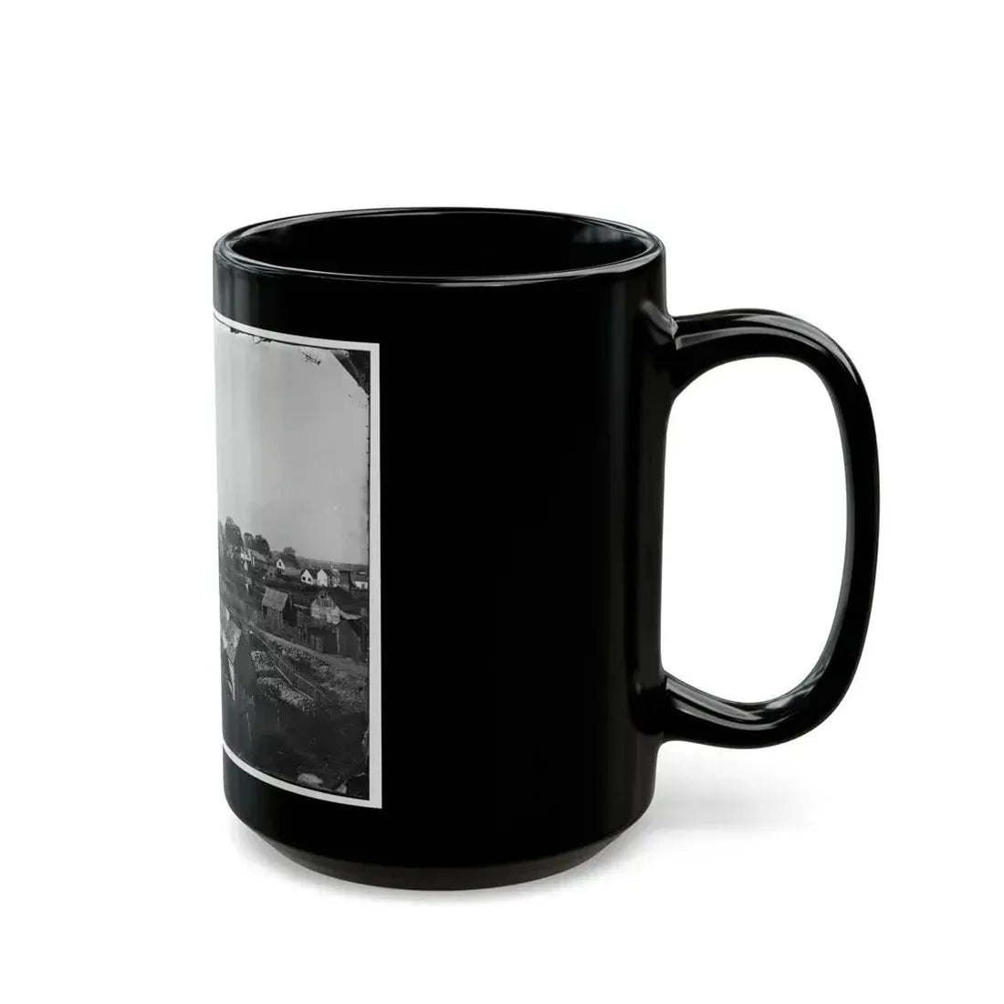 Hampton, Va. View Of The Town (U.S. Civil War) Black Coffee Mug - Go Mug Yourself