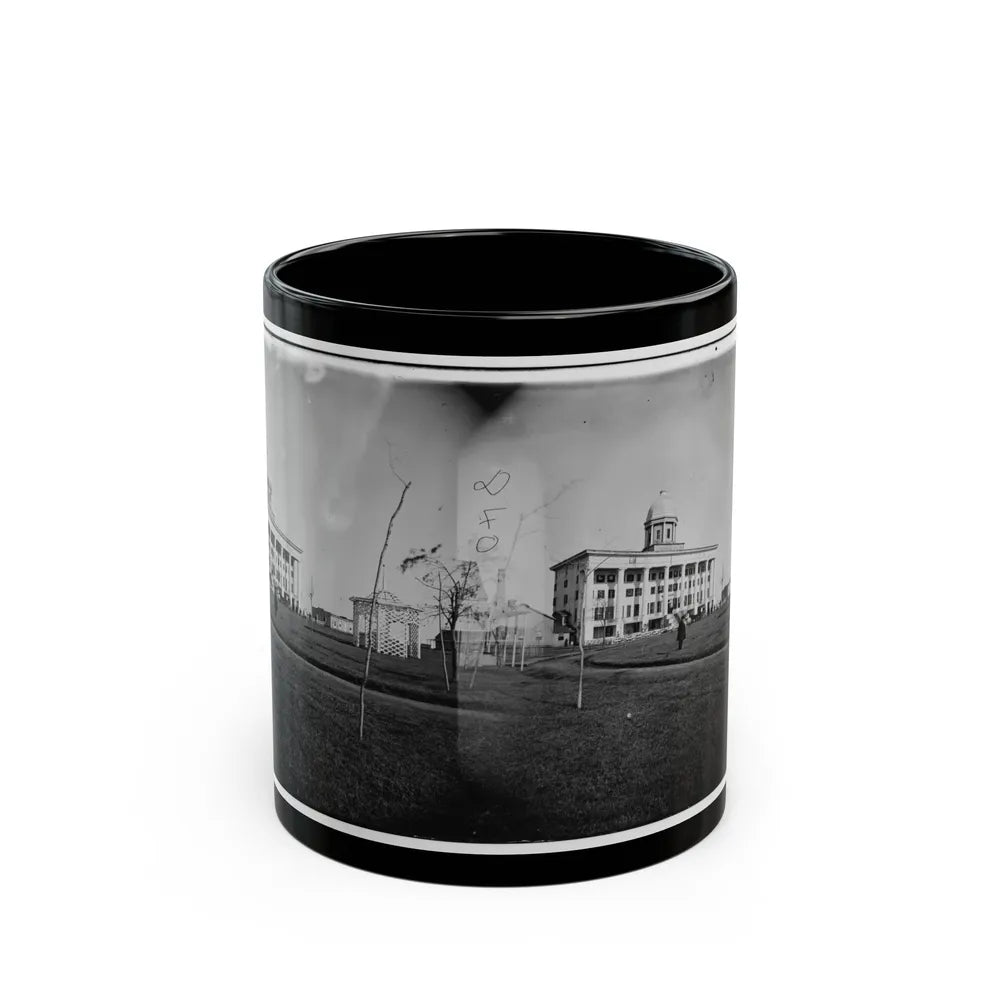 Hampton, Va. Chesapeake Hospital And Grounds (U.S. Civil War) Black Coffee Mug-11oz-Go Mug Yourself