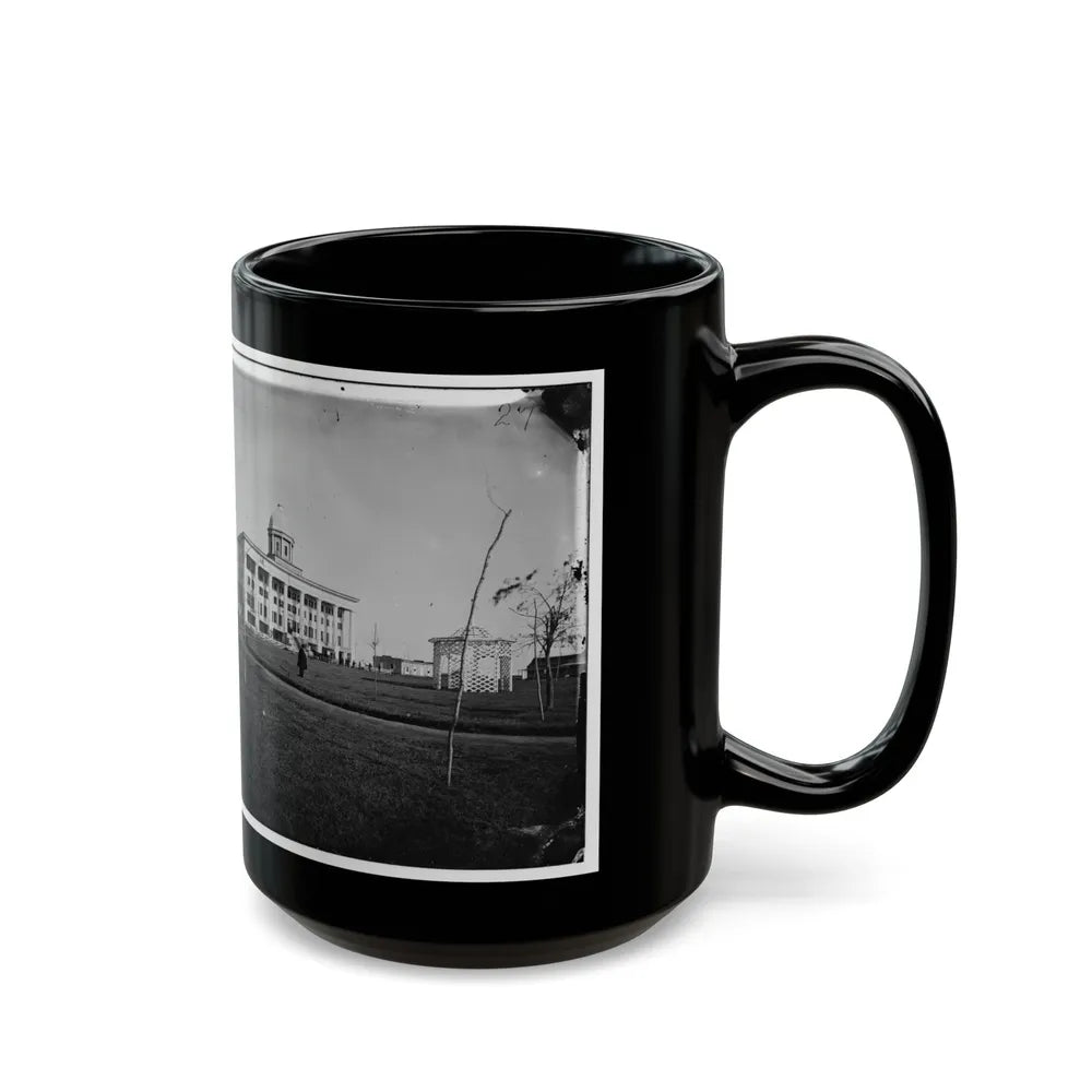 Hampton, Va. Chesapeake Hospital And Grounds (U.S. Civil War) Black Coffee Mug-Go Mug Yourself