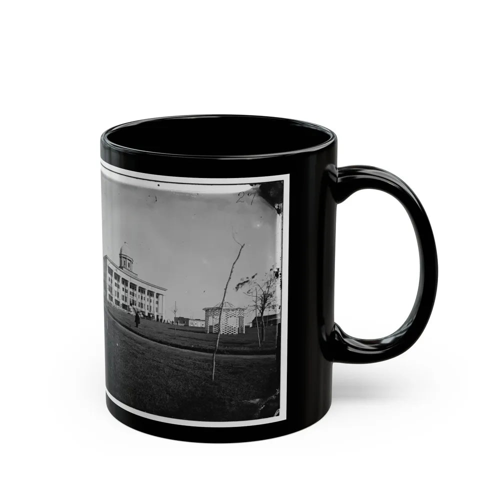 Hampton, Va. Chesapeake Hospital And Grounds (U.S. Civil War) Black Coffee Mug-Go Mug Yourself