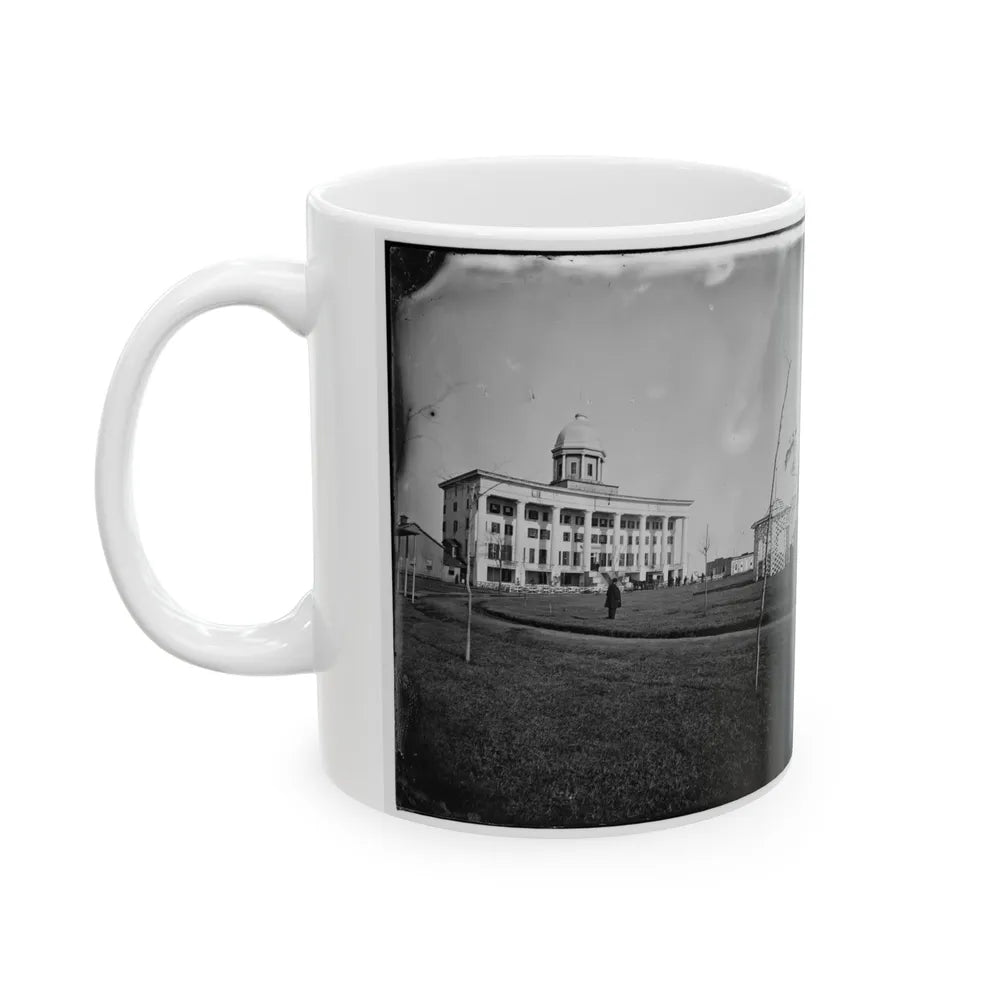 Hampton, Va. Chesapeake Hospital And Grounds (U.S. Civil War) White Coffee Mug-Go Mug Yourself