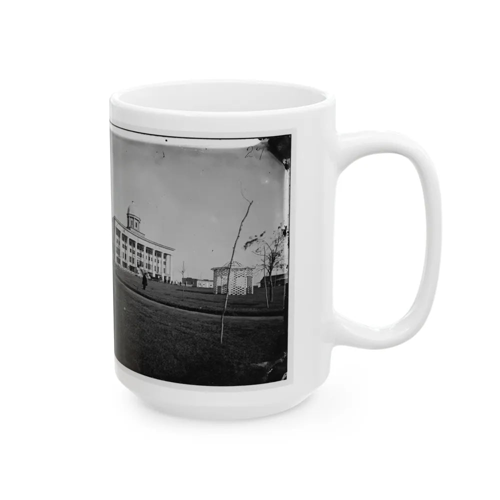 Hampton, Va. Chesapeake Hospital And Grounds (U.S. Civil War) White Coffee Mug-Go Mug Yourself