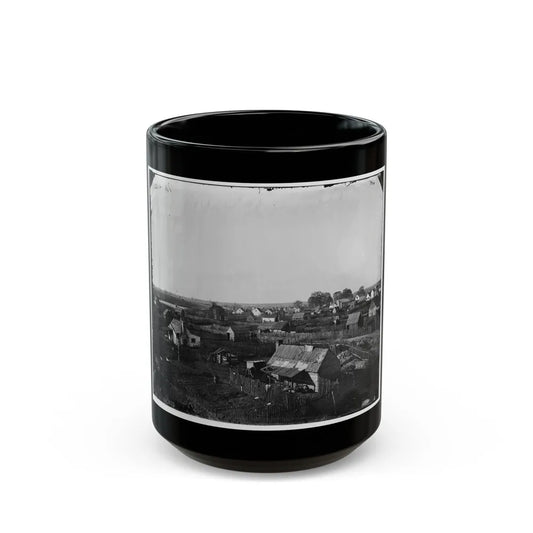 Hampton, Va. View Of The Town (U.S. Civil War) Black Coffee Mug-15oz-Go Mug Yourself