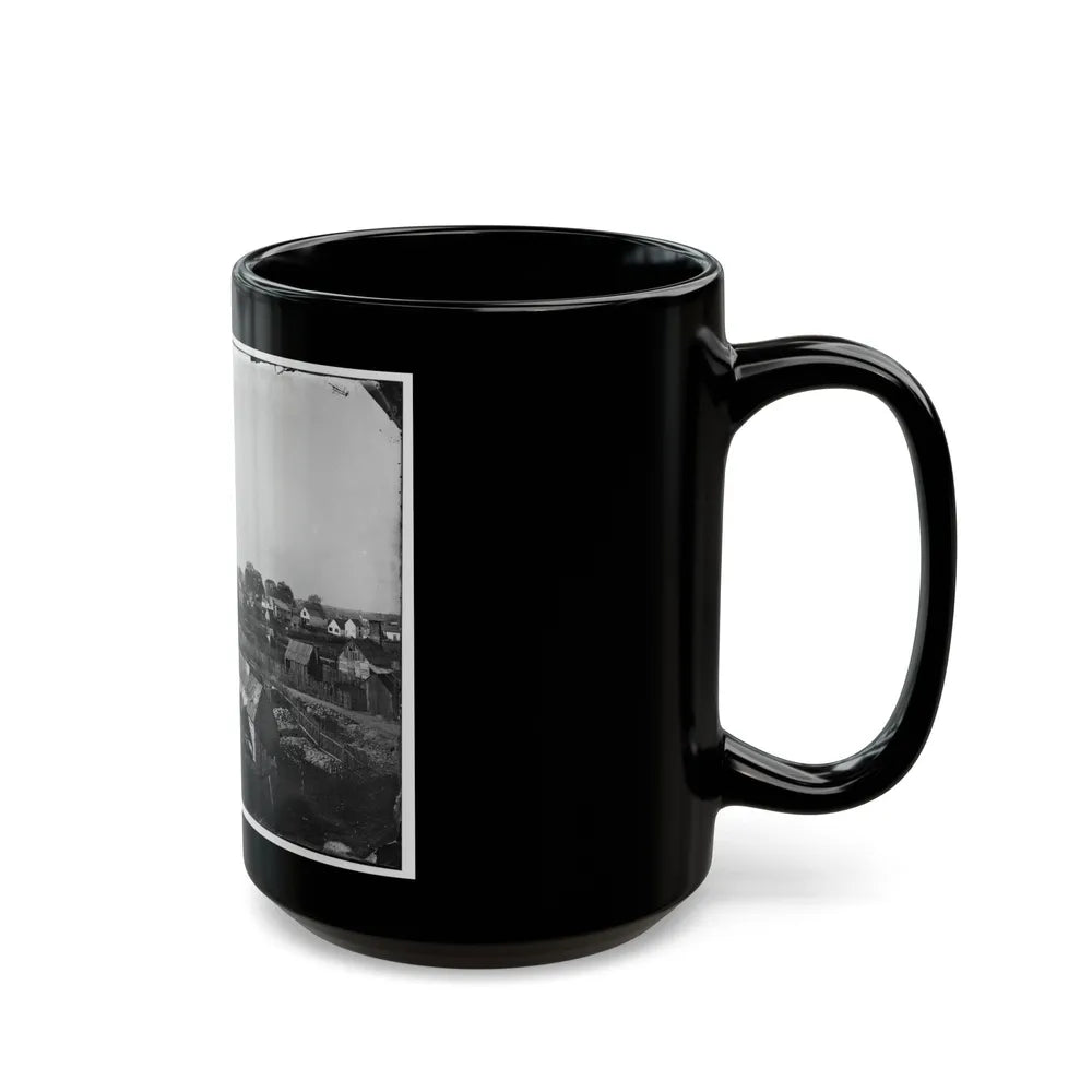 Hampton, Va. View Of The Town (U.S. Civil War) Black Coffee Mug-Go Mug Yourself