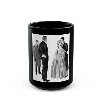 Hand In Glove by Ngaio Marsh, Woman's Home Journal, 1962 - Black Coffee Mug 15oz - Go Mug Yourself