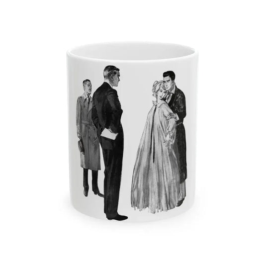 Hand In Glove by Ngaio Marsh, Woman's Home Journal, 1962 - White Coffee Mug 11oz - Go Mug Yourself