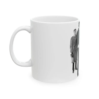 Hand In Glove by Ngaio Marsh, Woman's Home Journal, 1962 - White Coffee Mug - Go Mug Yourself
