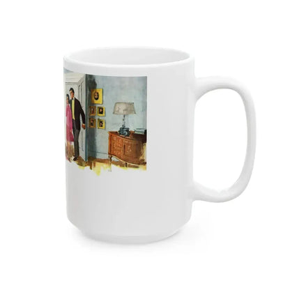 Hand In Glove by Ngaio Marsh, Woman's Journal, 1962 - White Coffee Mug - Go Mug Yourself