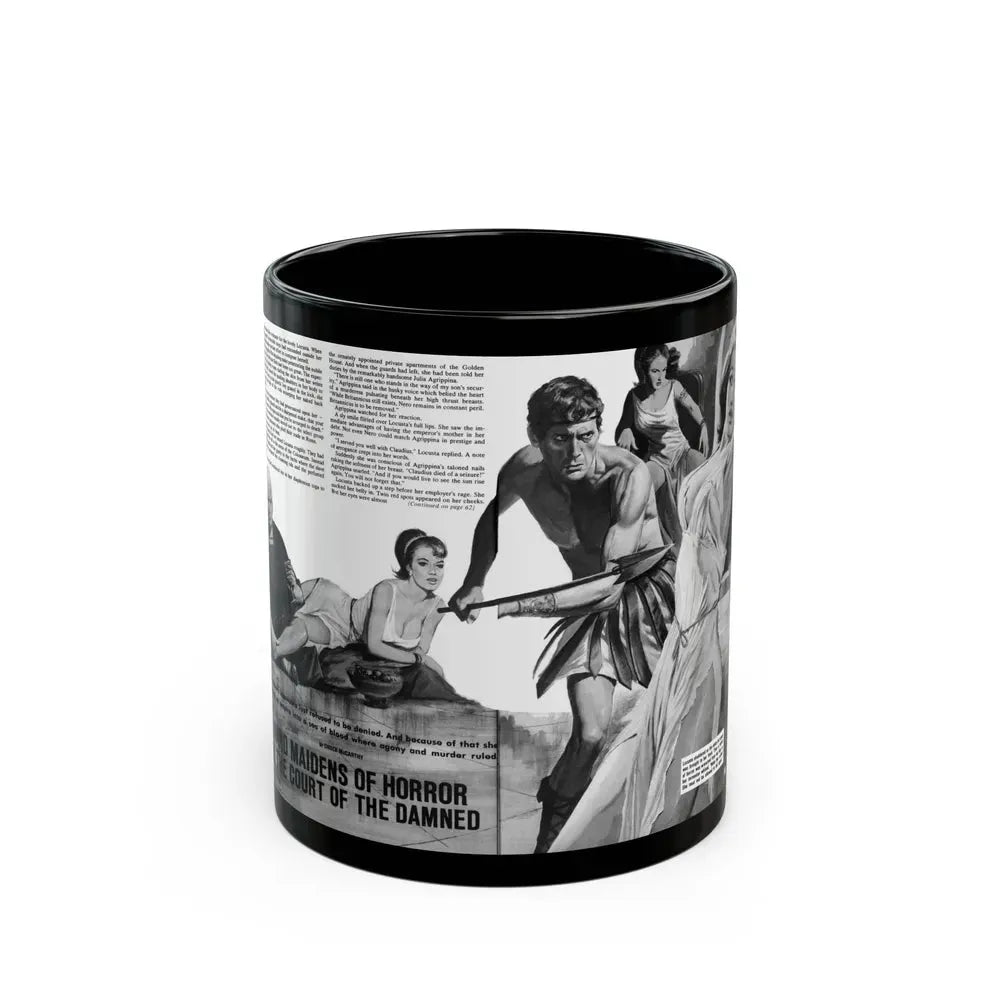 Hand Maidens of Horror in the Court of the Damned, World of Men - Black Coffee Mug 11oz - Go Mug Yourself