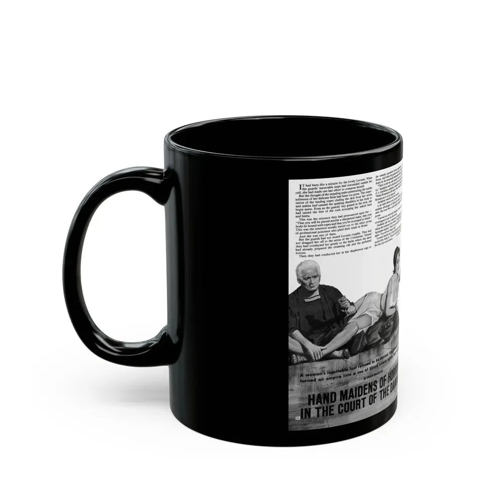 Hand Maidens of Horror in the Court of the Damned, World of Men - Black Coffee Mug - Go Mug Yourself
