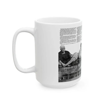 Hand Maidens of Horror in the Court of the Damned, World of Men - White Coffee Mug - Go Mug Yourself