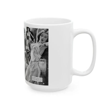 Hand Maidens of Horror in the Court of the Damned, World of Men - White Coffee Mug - Go Mug Yourself