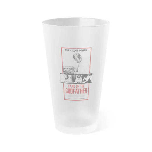 HAND OF THE GODFATHER 1972 Movie Poster - Frosted Pint Glass 16oz 16oz Frosted - Go Mug Yourself