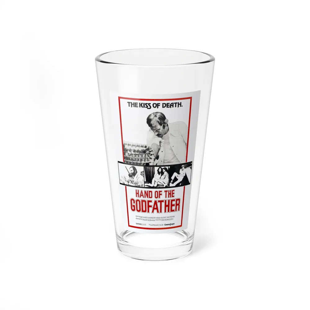 HAND OF THE GODFATHER 1972 Movie Poster - Pint Glass 16oz 16oz - Go Mug Yourself