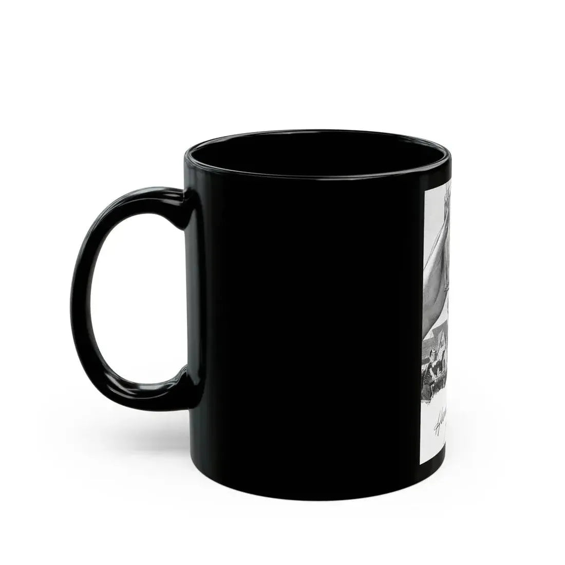 Hand to Mouth Adventure, 1946 - Black Coffee Mug - Go Mug Yourself