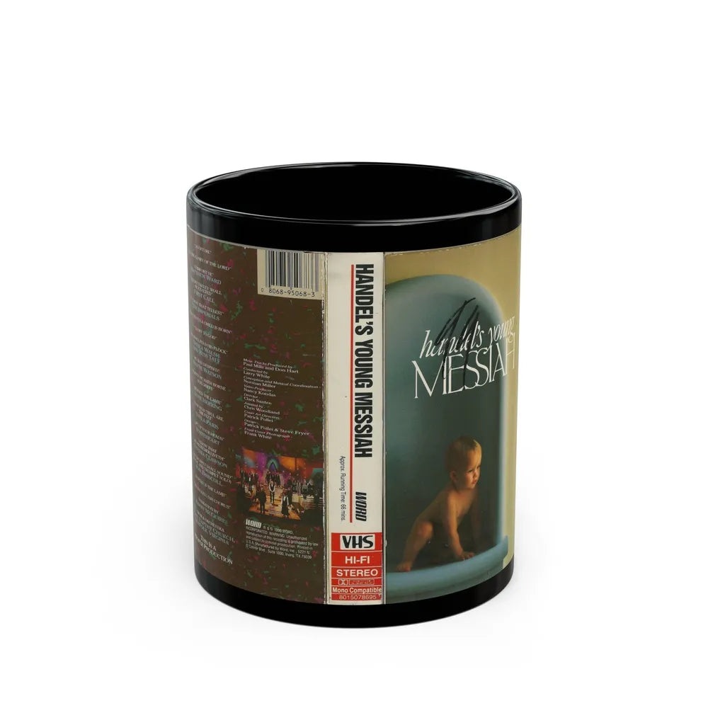 HANDELS YOUNG MESSIAH (VHS COVER) - Black Coffee Mug-11oz-Go Mug Yourself