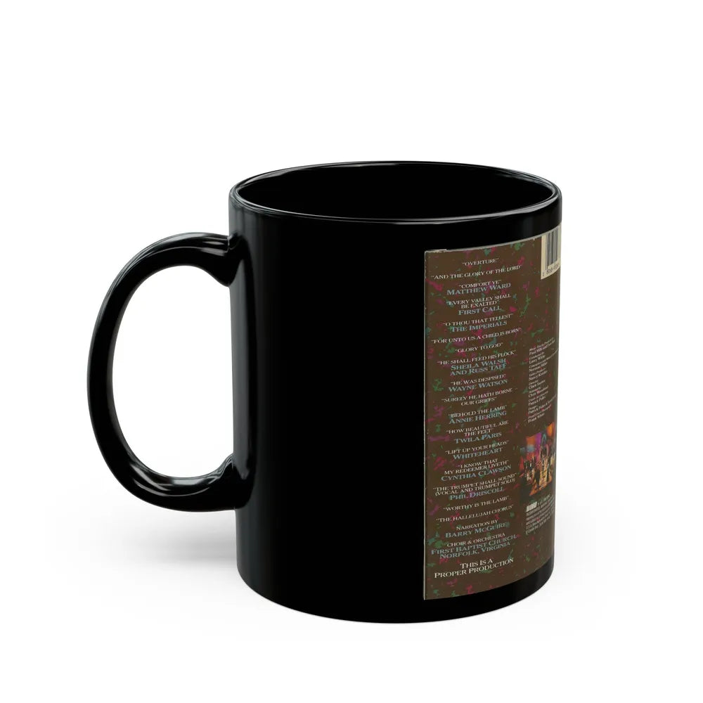 HANDELS YOUNG MESSIAH (VHS COVER) - Black Coffee Mug-Go Mug Yourself