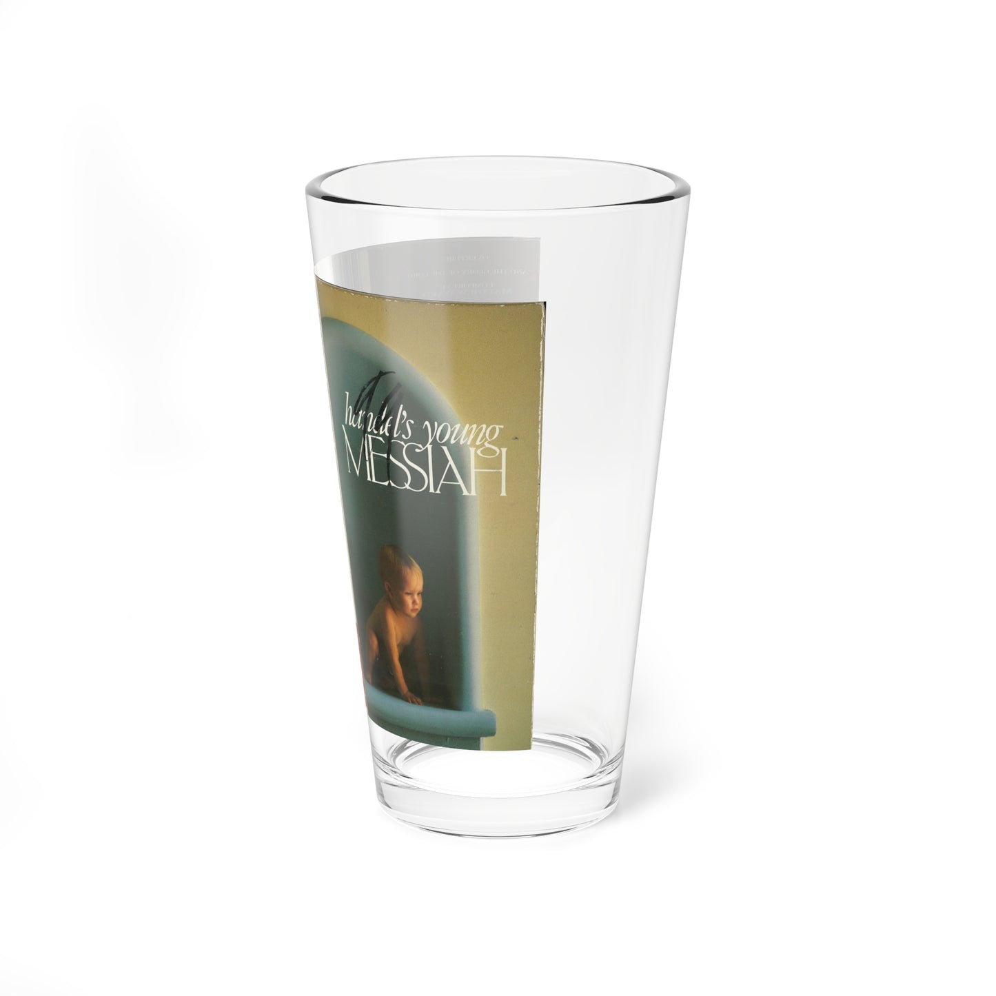 HANDELS YOUNG MESSIAH (VHS COVER) Pint Glass 16oz-Go Mug Yourself