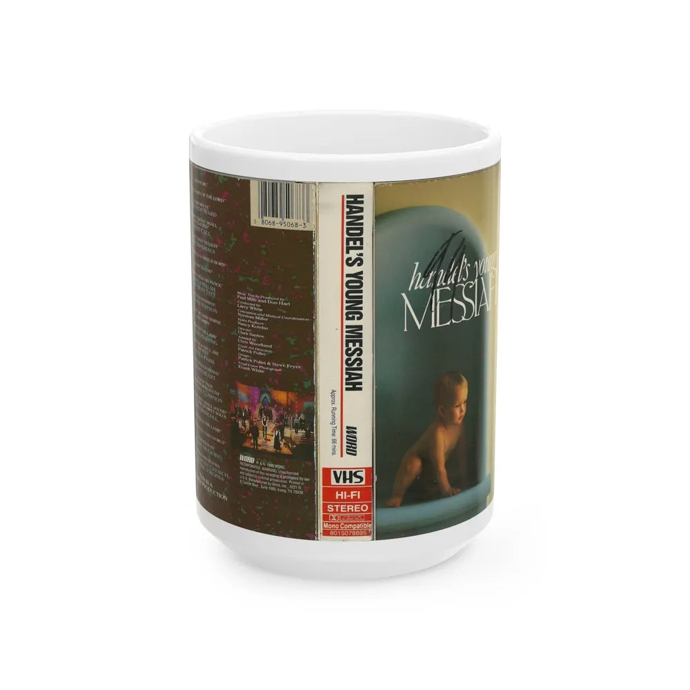 HANDELS YOUNG MESSIAH (VHS COVER) - White Coffee Mug-15oz-Go Mug Yourself