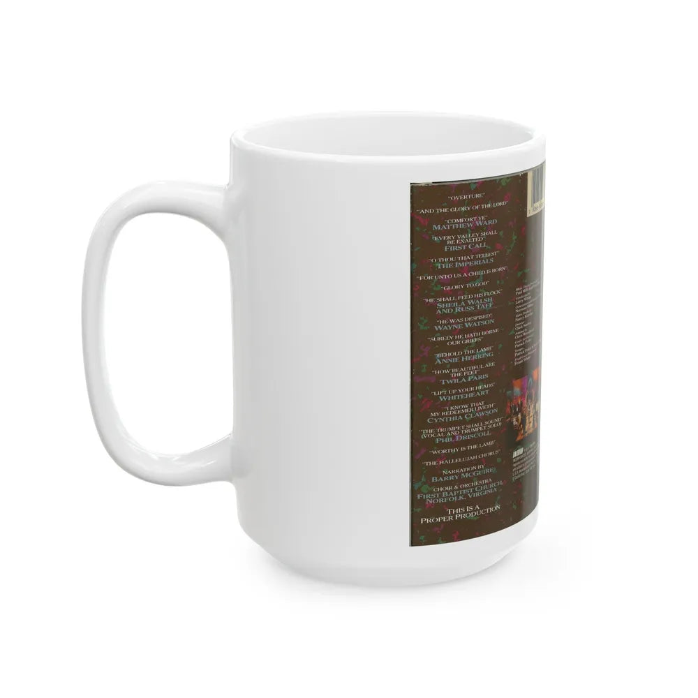 HANDELS YOUNG MESSIAH (VHS COVER) - White Coffee Mug-Go Mug Yourself