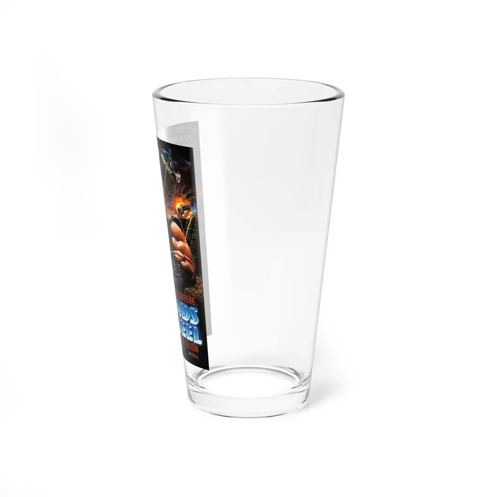 HANDS OF STEEL 1986 Movie Poster - Pint Glass 16oz-Go Mug Yourself