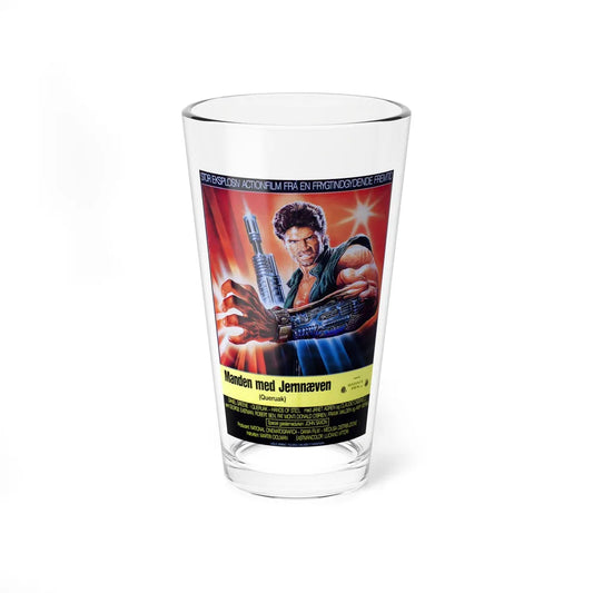 HANDS OF STEEL (DANISH) 1986 Movie Poster - Pint Glass 16oz 16oz - Go Mug Yourself
