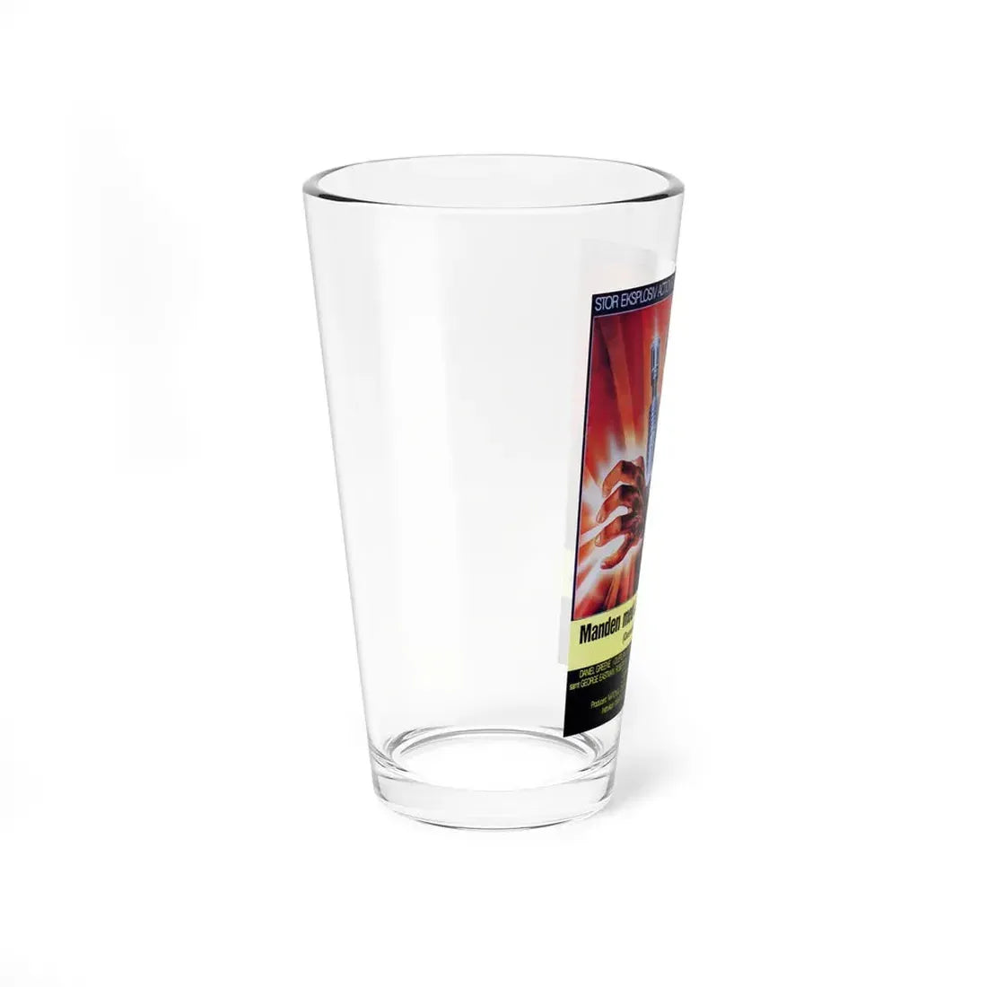 HANDS OF STEEL (DANISH) 1986 Movie Poster - Pint Glass 16oz - Go Mug Yourself