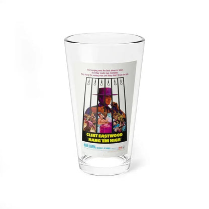HANG 'EM HIGH 1968 Movie Poster - Pint Glass 16oz 16oz - Go Mug Yourself
