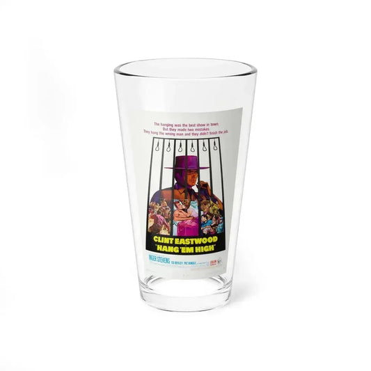 HANG 'EM HIGH 1968 Movie Poster - Pint Glass 16oz 16oz - Go Mug Yourself