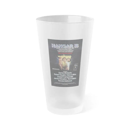 HANGAR 18 1980 Movie Poster - Frosted Pint Glass 16oz 16oz Frosted - Go Mug Yourself
