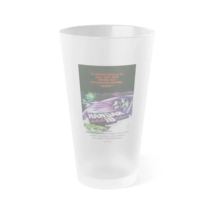 HANGAR 18 (TURKISH) 1980 Movie Poster - Frosted Pint Glass 16oz 16oz Frosted - Go Mug Yourself