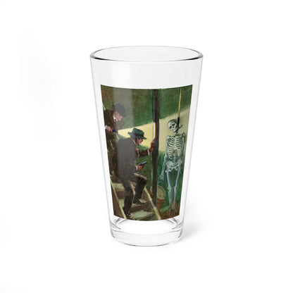 Hanged Skeleton, Pulp Magazine cover (c. 1930s) - Pint Glass 16oz-16oz-Go Mug Yourself