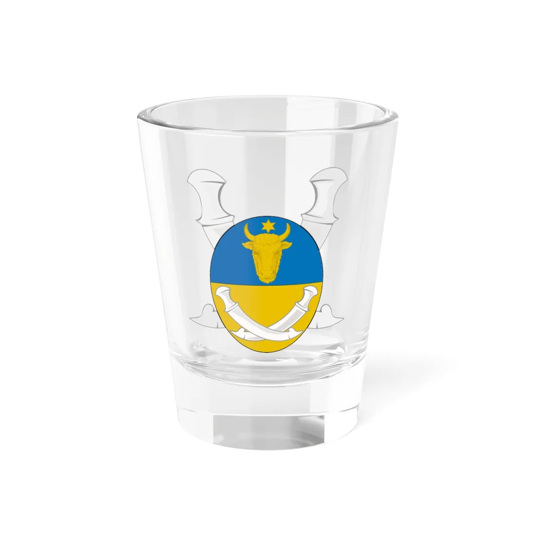 Hangerli arms (Algeria) (Coat of Arms) Shot Glass 1.5oz 1.5oz - Go Mug Yourself