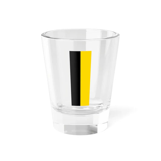Hanging flag black yellow Bavarian colour (Germany) Shot Glass 1.5oz 1.5oz - Go Mug Yourself