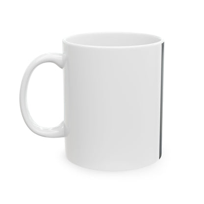 Hanging flag black yellow Bavarian colour (Germany) White Coffee Mug-Go Mug Yourself