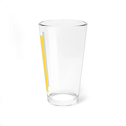 Hanging flag of Ukraine (Ukraine) Pint Glass 16oz - Go Mug Yourself
