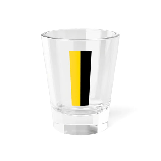 Hanging flag yellow black Bavarian colour (Germany) Shot Glass 1.5oz 1.5oz - Go Mug Yourself