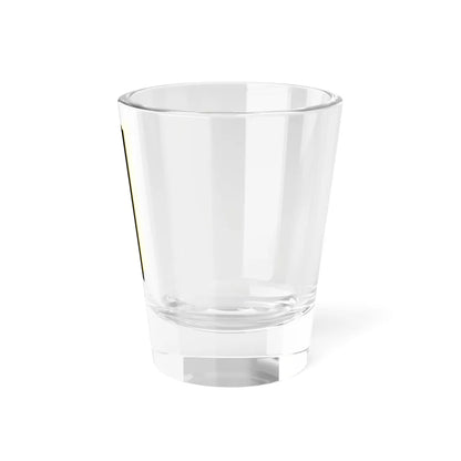 Hanging flag yellow black Bavarian colour (Germany) Shot Glass 1.5oz - Go Mug Yourself