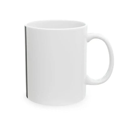 Hanging flag yellow black Bavarian colour (Germany) White Coffee Mug - Go Mug Yourself