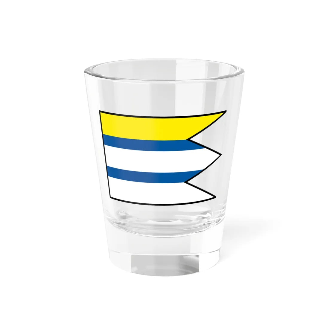 Hanigovce Sabinov Flag (Slovakia) Shot Glass 1.5oz 1.5oz - Go Mug Yourself