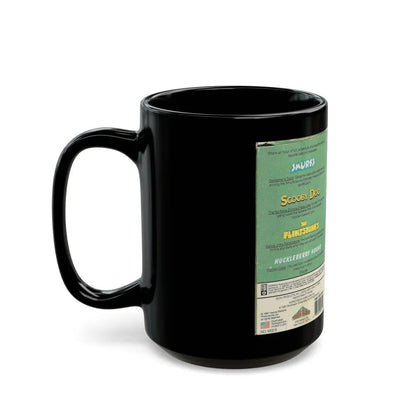 HANNA BARBERA CARTOON CLASSICS (VHS COVER) - Black Coffee Mug - Go Mug Yourself