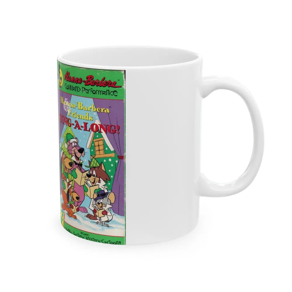 HANNA BARBERA FRIENDS SING A LONG (VHS COVER) - White Coffee Mug-Go Mug Yourself