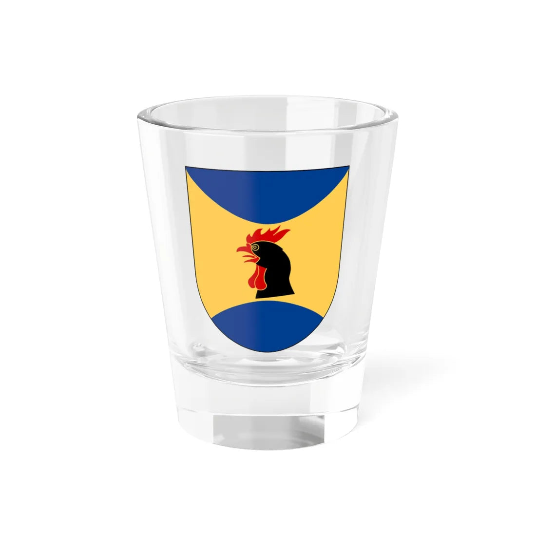 Hannäs församling vapen (Sweden) (Coat of Arms) Shot Glass 1.5oz 1.5oz - Go Mug Yourself