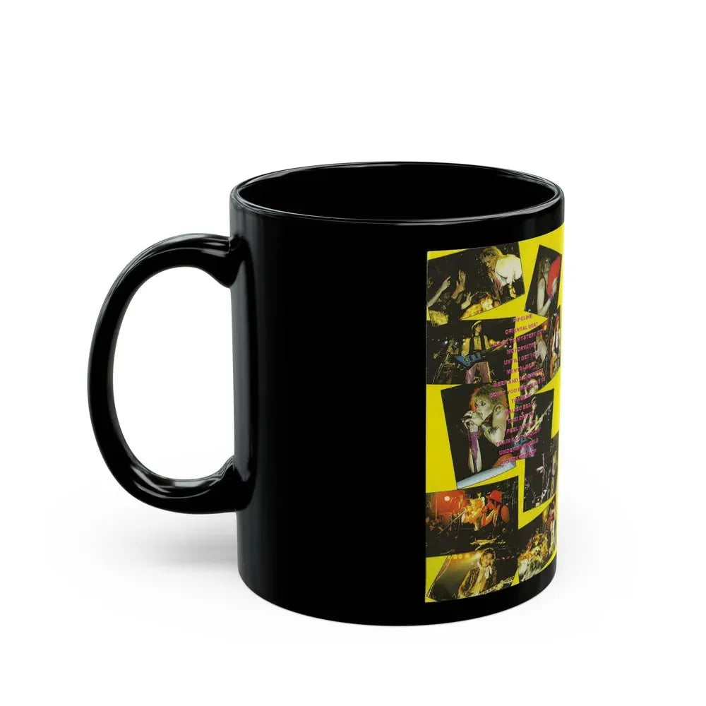 HANOI ROCKS LIVE AT MARQUEE (VHS COVER) - Black Coffee Mug - Go Mug Yourself