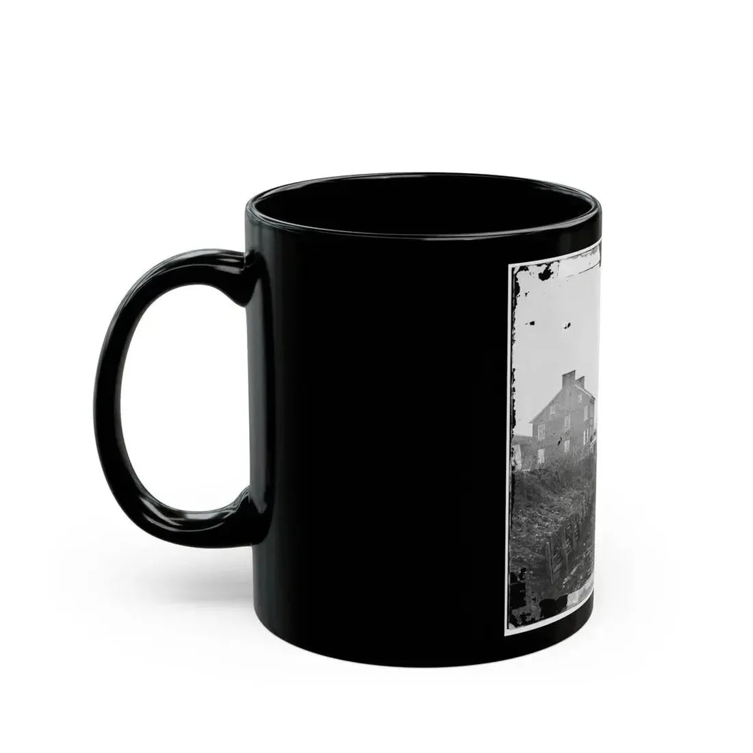Hanover Junction, Pa. Passenger Train At Depot (U.S. Civil War) Black Coffee Mug - Go Mug Yourself