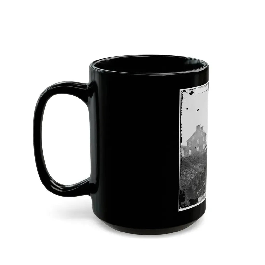 Hanover Junction, Pa. Passenger Train At Depot (U.S. Civil War) Black Coffee Mug - Go Mug Yourself
