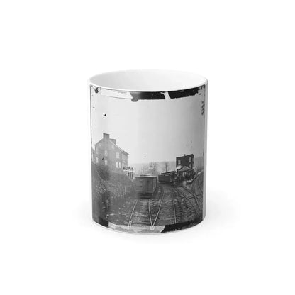 Hanover Junction, Pa. Passenger Train at Depot (U.S. Civil War) Color Changing Coffee Mug 11oz Default Title 11oz - Go Mug Yourself