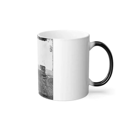 Hanover Junction, Pa. Passenger Train at Depot (U.S. Civil War) Color Changing Coffee Mug 11oz - Go Mug Yourself